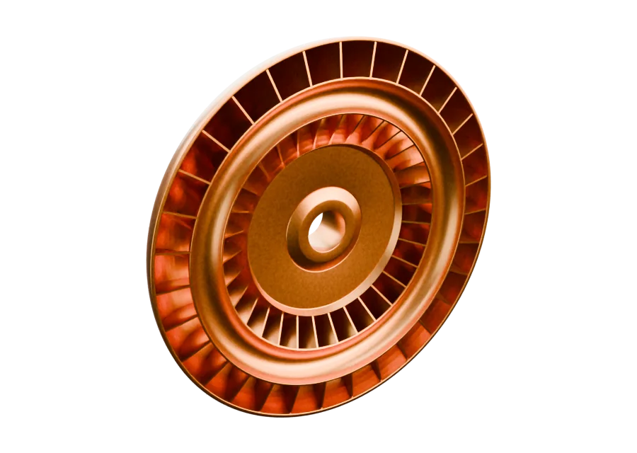 The turbine on its own.
